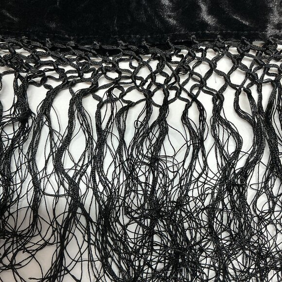 ROSE Victorian-style Beaded Square Floral Shawl SO NICE! - Picture 7 of 11
